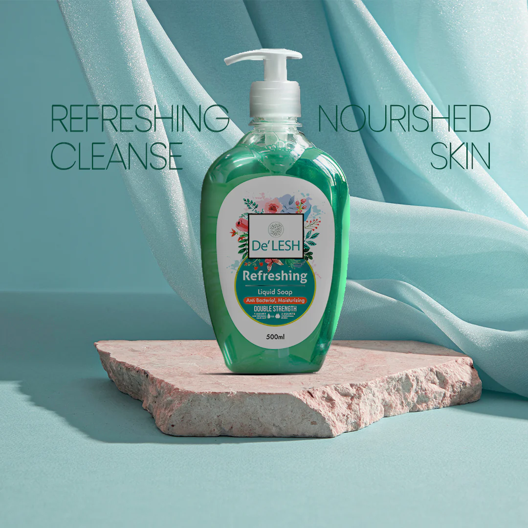 DE LESH REFRESHING LIQUID SOAP 500ML